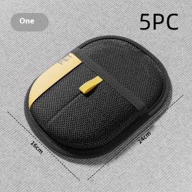 Cat Hair Cleaner Cat Hair Removal And Adsorption Artifact Hair Brush (Option: Black-5PCS)